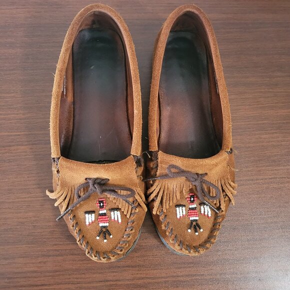 Minnetonka Women's Thunderbird Moccasin Women's 9 - Picture 1 of 3